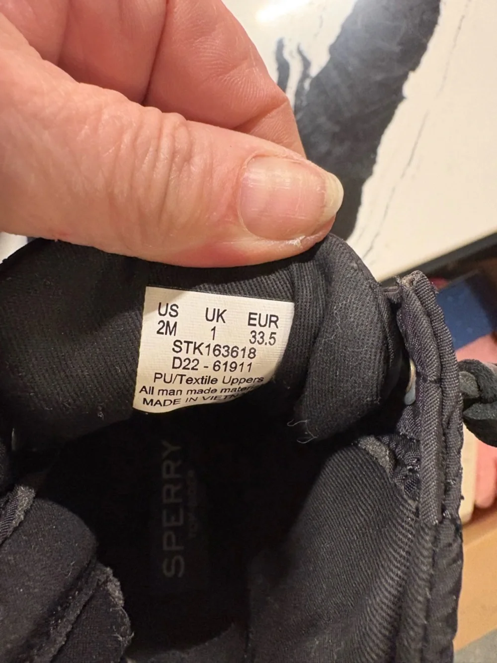 Sperry Dark Navy Toddler Boat Shoe with Laces